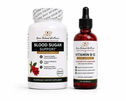 Blood Sugar Support + Vitamin B12 Liquid Drops